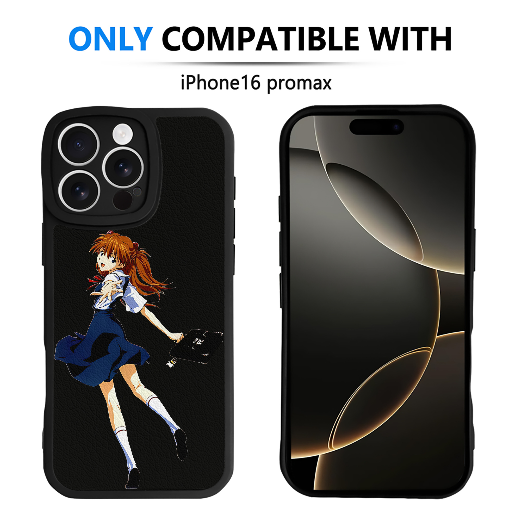 （画像用） EVA 新世紀エヴァンゲリオン 【iPhone 16シリーズ対応】シリコンスマホケース（レザー調） 材質：シリコン